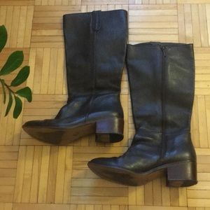 Zara Leather riding boots